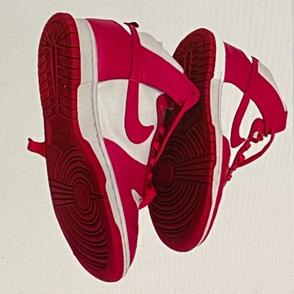 NIKE LADIES DUNK HIGH POINT SNEAKERS SZ 8 GREAT COND - Picture 6 of 10